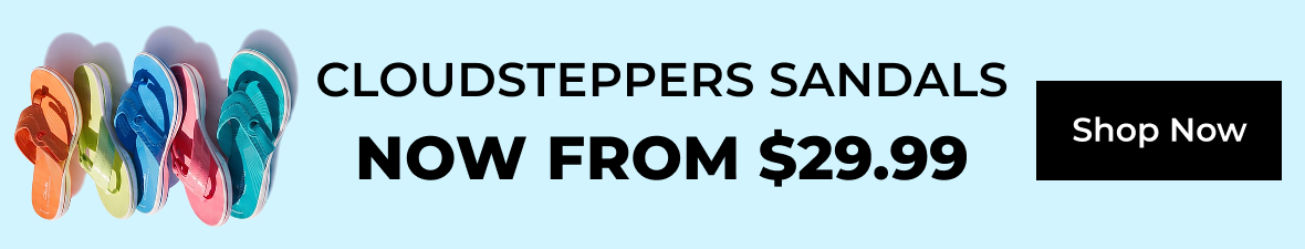 Cloudsteppers Sandals Now From $29.99 | Shop Now