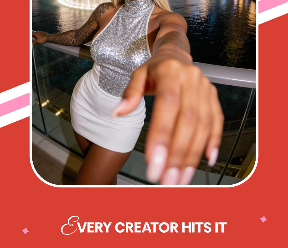 Every creator hits it