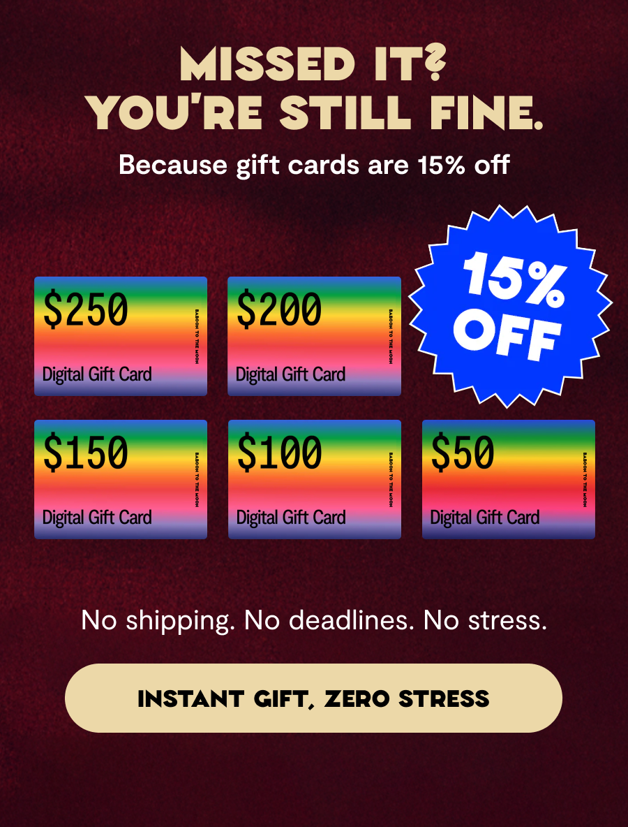 15% off gift cards