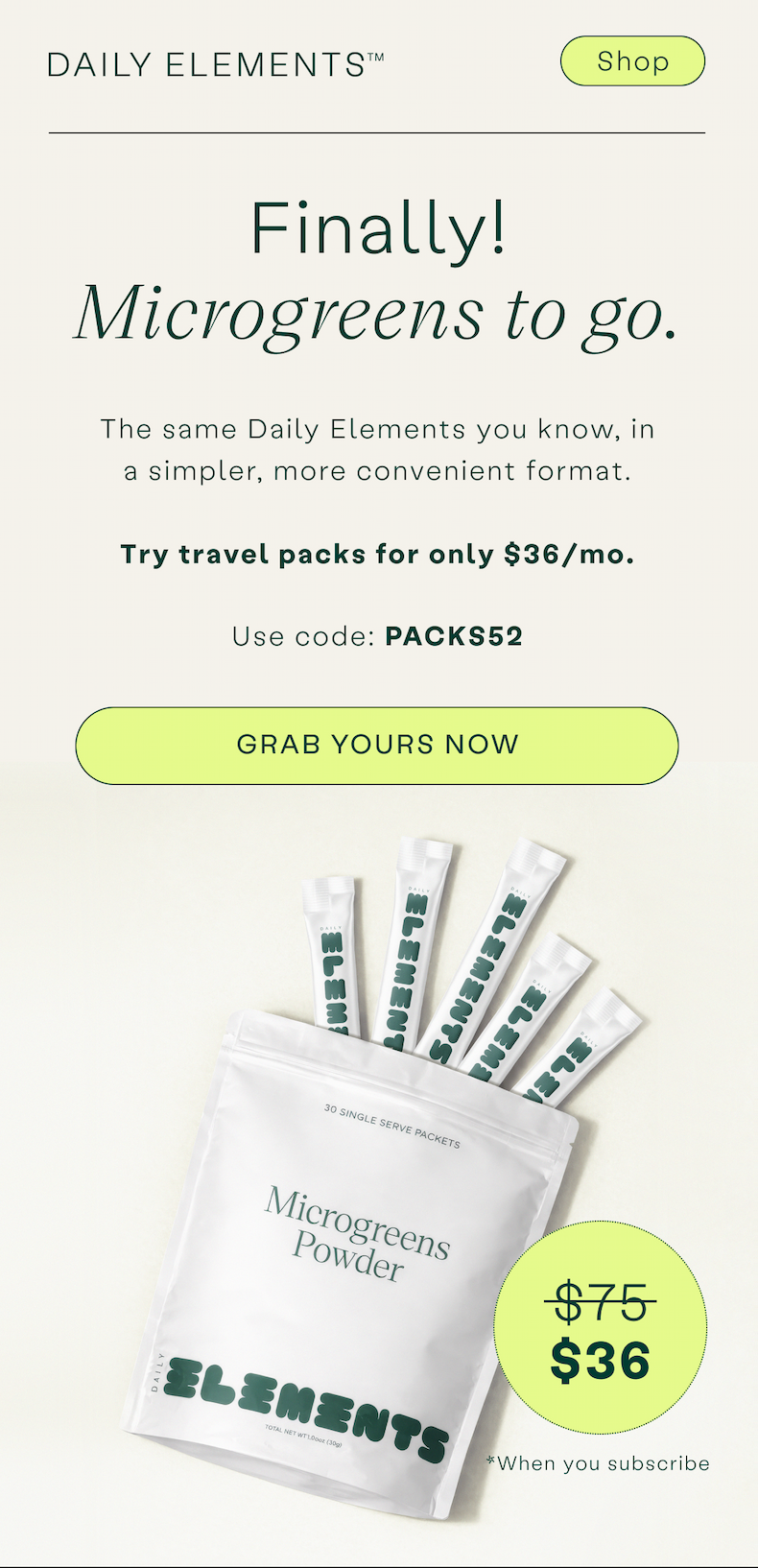 Get the new format first with up to 52% Off.