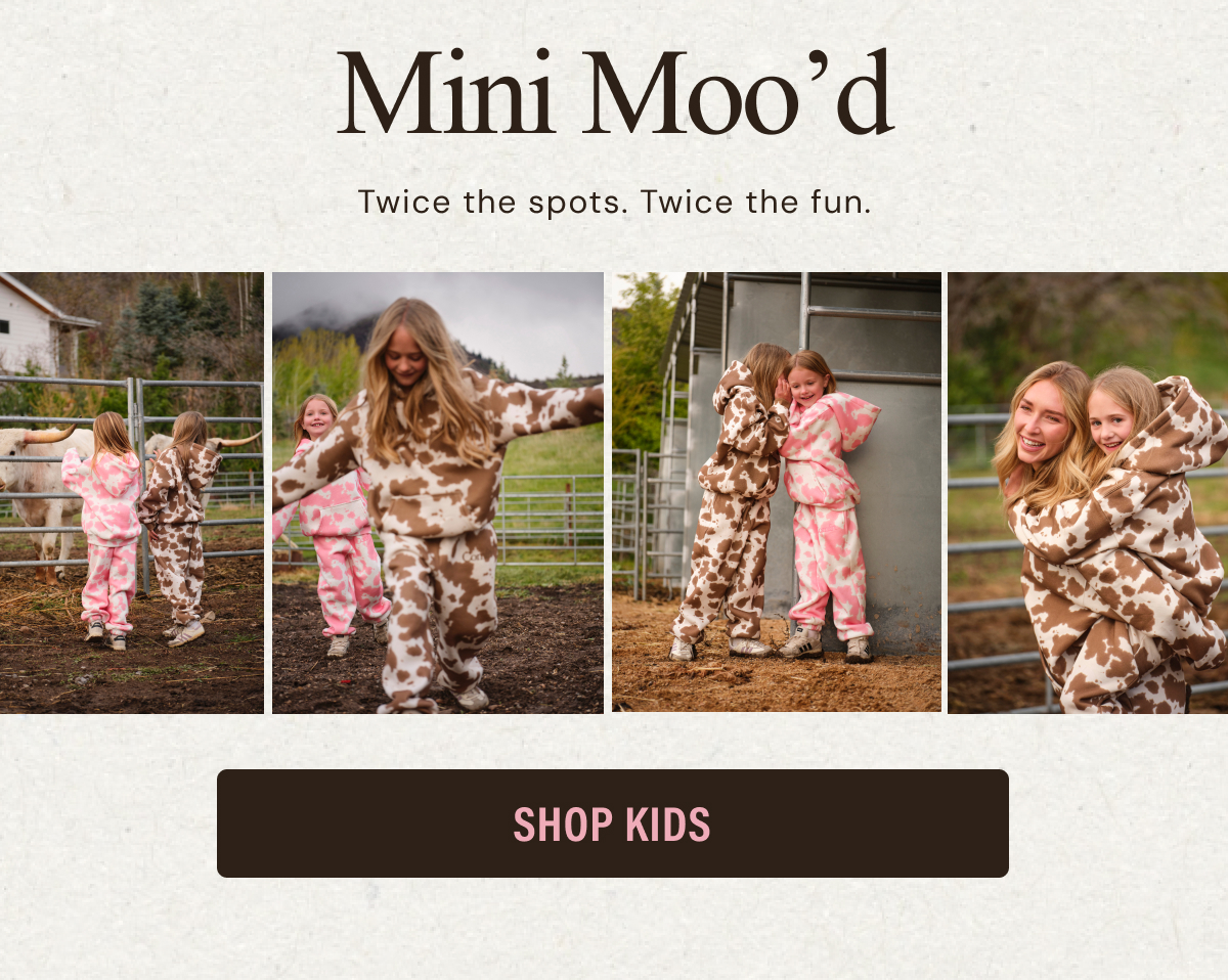 New Minimalist | Shop Kids Cow Print