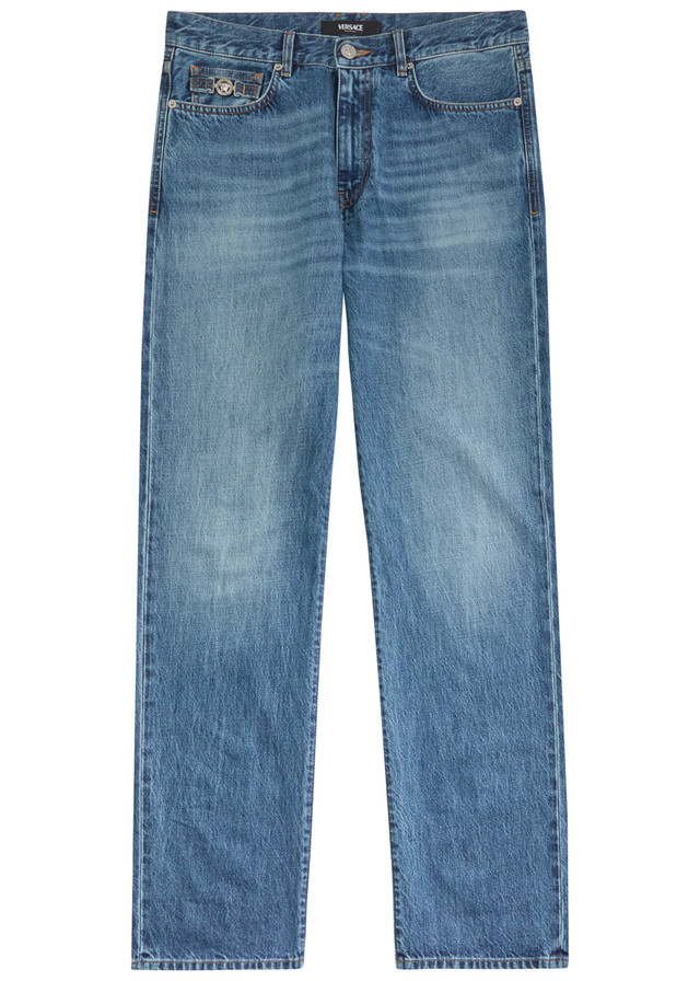 VERSACE Slim-leg denim jeans