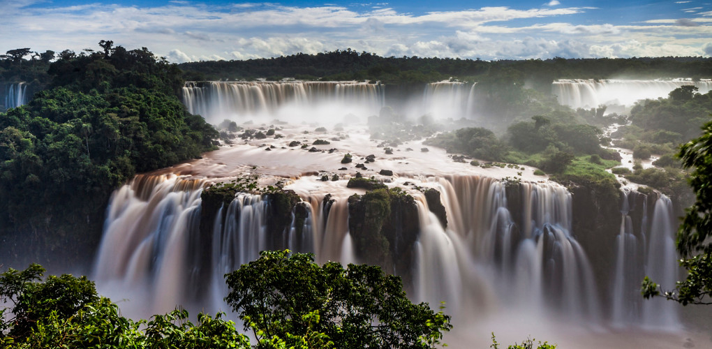 Iguazu Falls Mist Aerial Parana