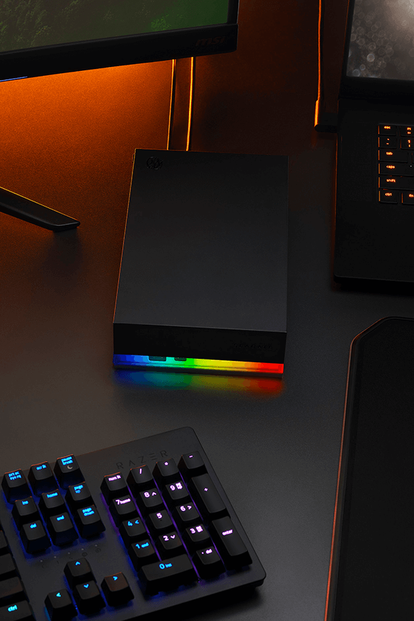 Product shot of the FireCuda Gaming HDD