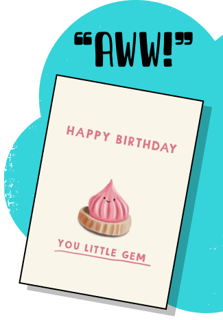 cute birthday card