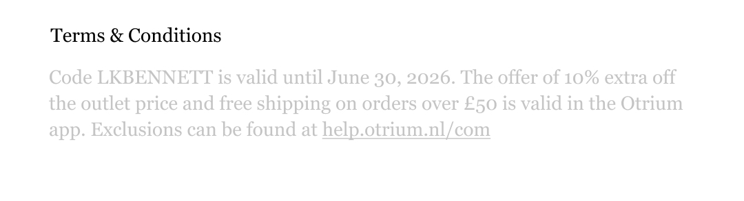 Otrium T&Cs
