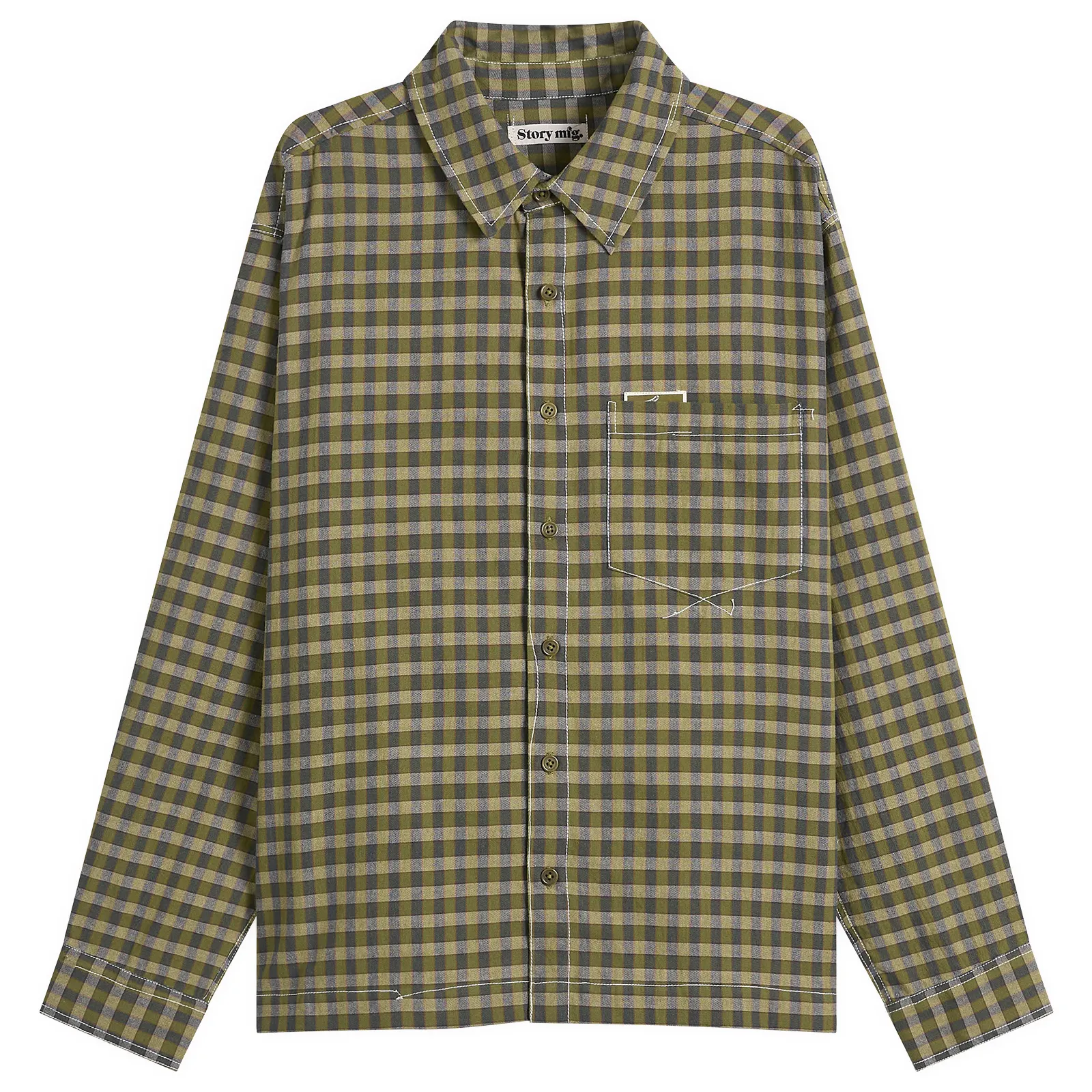 Story mfg. Coach Check Bracken Shirt