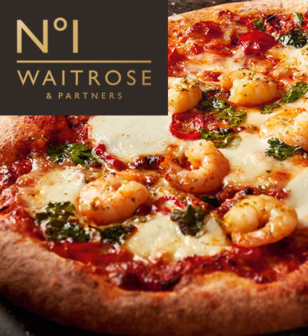 No.1 Wood-fired King Prawn, Garlic & Chilli Sourdough Pizza