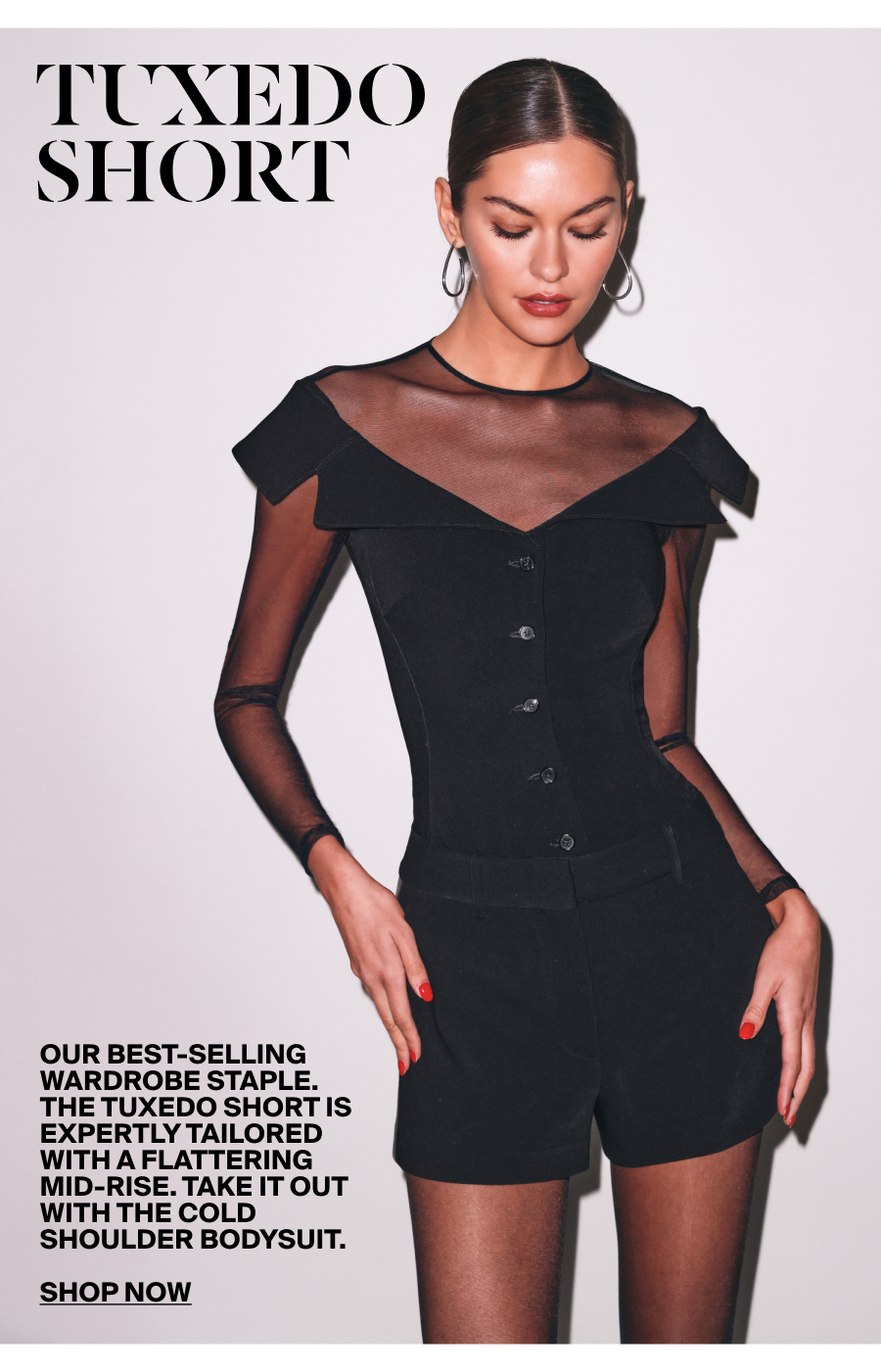 Tuxedo Short