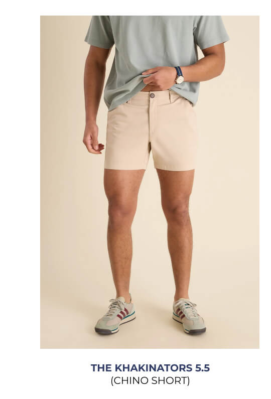 Chino Short: The Khakinators 5.5"