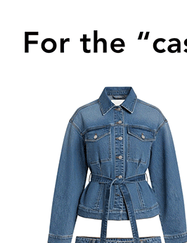 Cinched Back Belted Denim Trucker Jacket