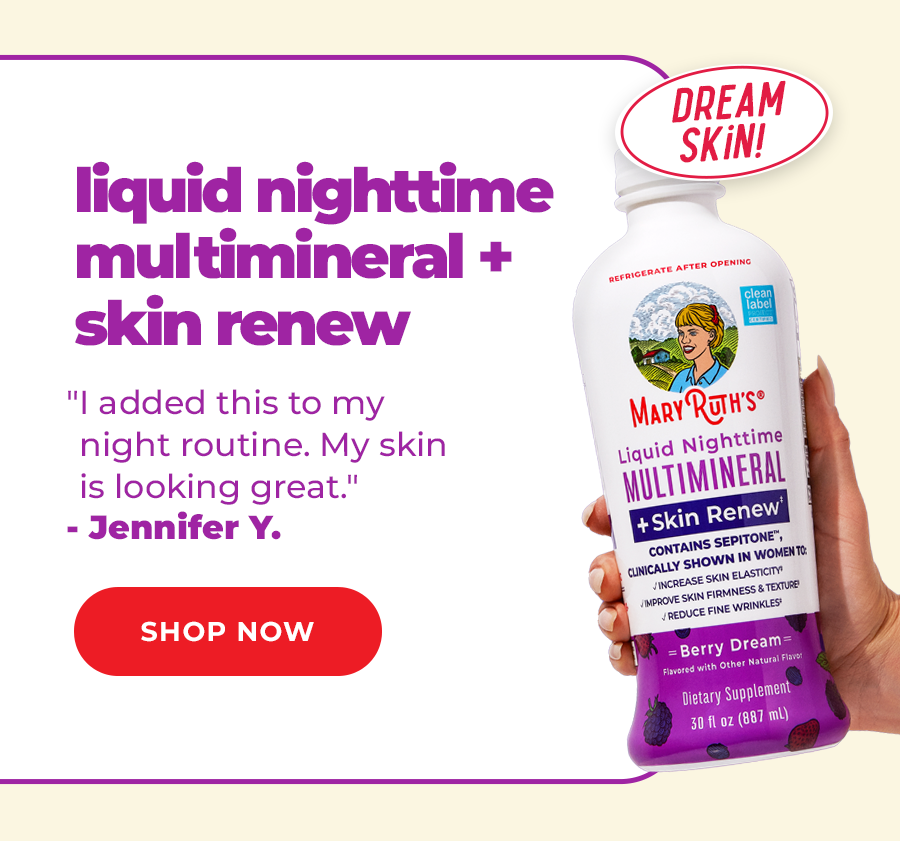 Liquid Nighttime Multimineral + Skin Renew