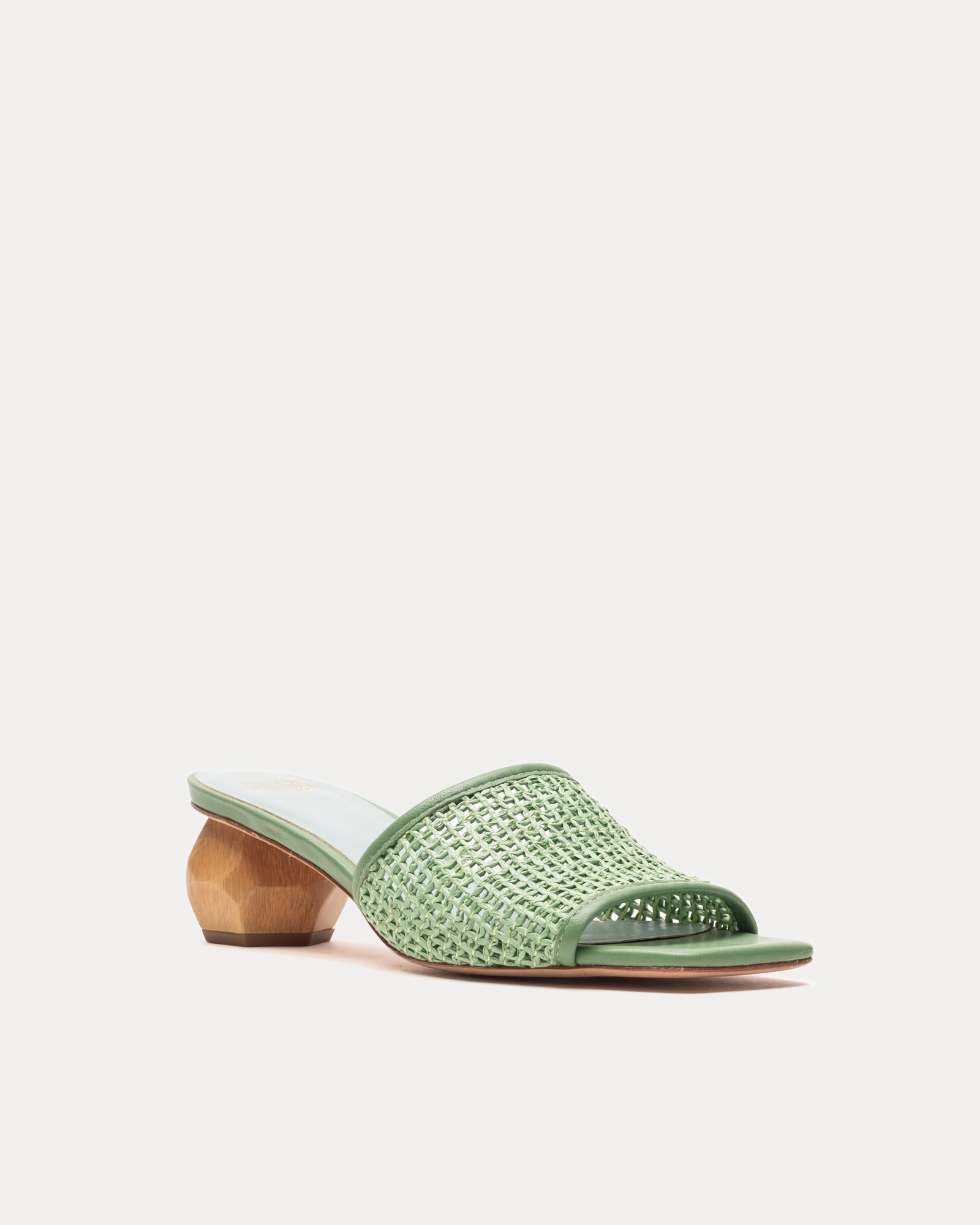 https://francesvalentine.com/products/raffia-mesh-slide-raffia-soft-nappa-green