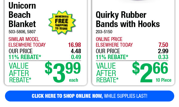 Quirky Rubber Bands with Hooks - ONLY $2.66 After Rebate*!