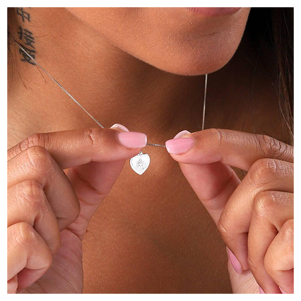 Sterling Silver 'Travel Safe' Necklace