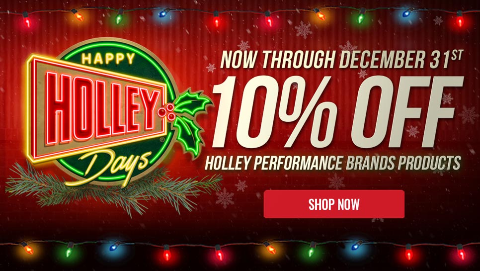 10% Off Holley Performance Products
