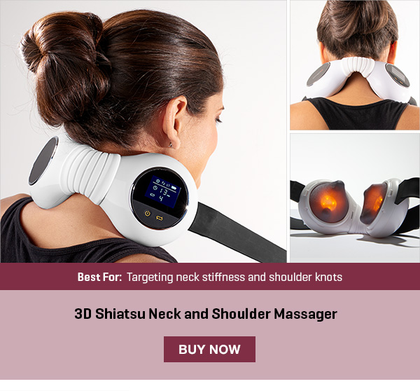 3D Shiatsu Neck and Shoulder Massager