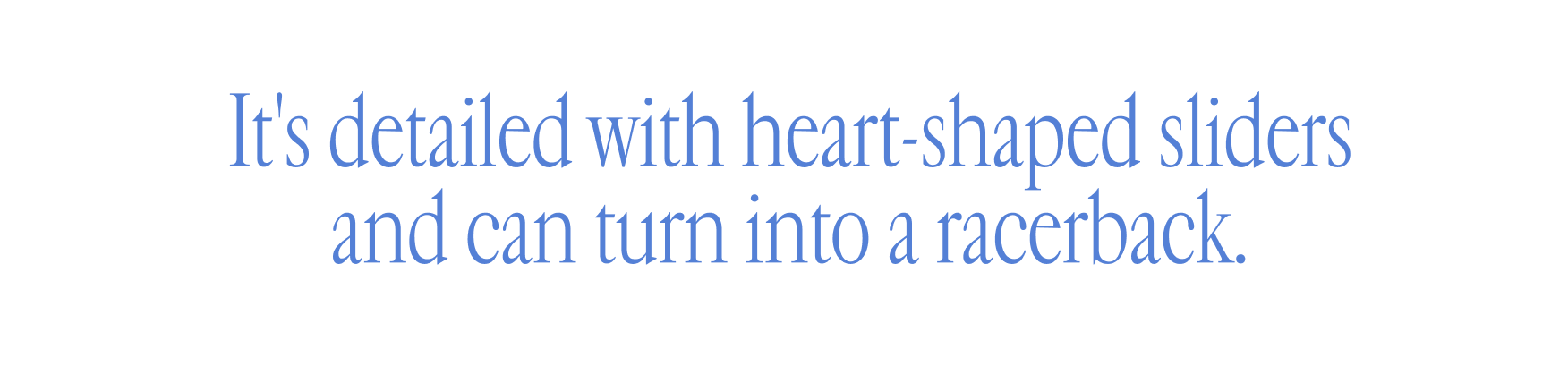 Blue text on white background