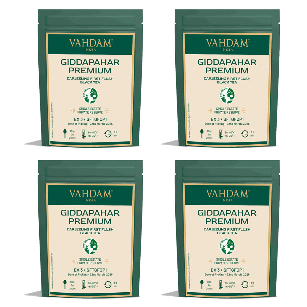 2026 Giddapahar Premium Darjeeling First Flush — pack of four