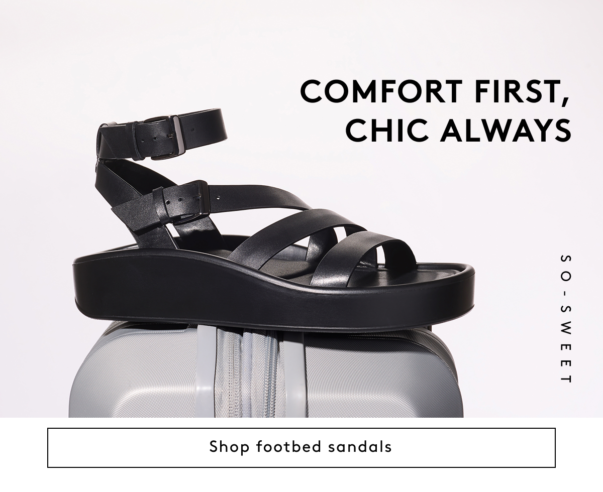 Comfort First, Chic Always: Shop Footbed Sandals