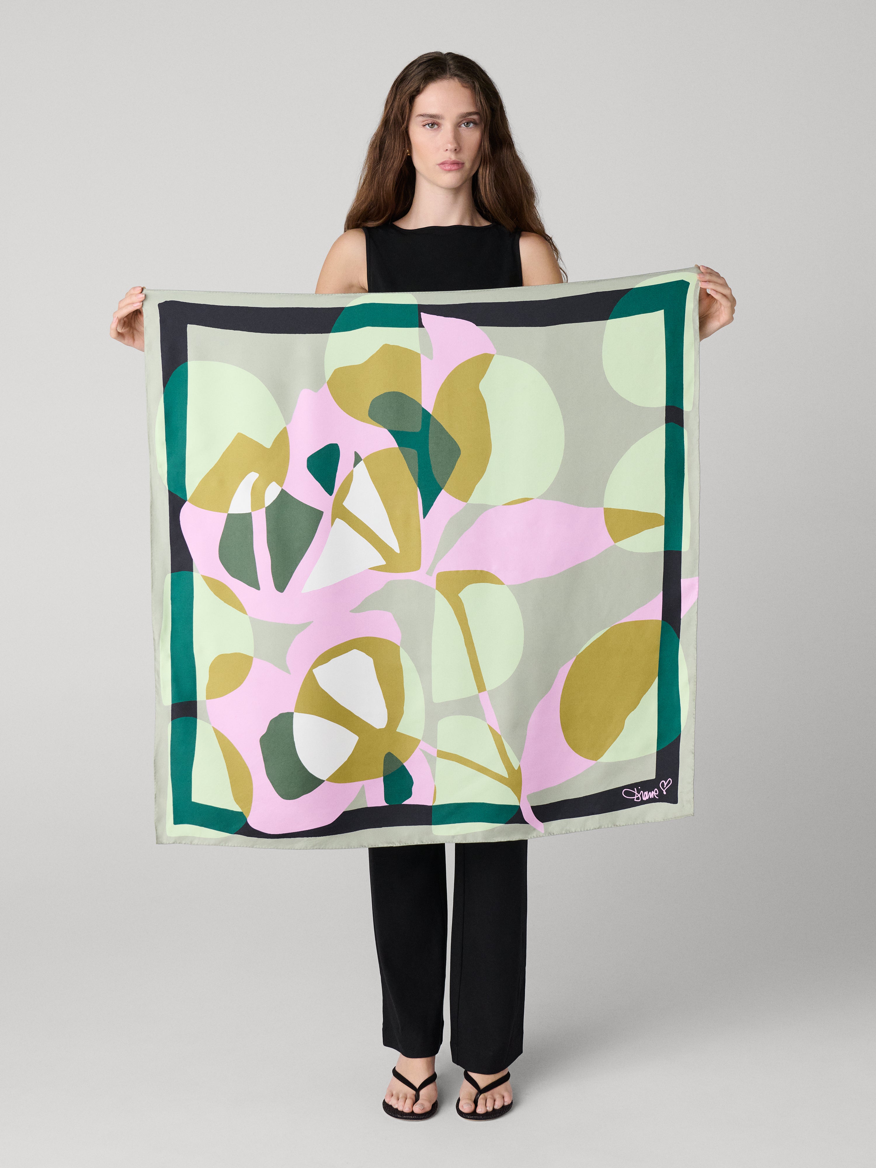 Image of Flag Silk Scarf