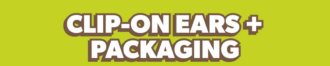Clip-on Ears + Packaging