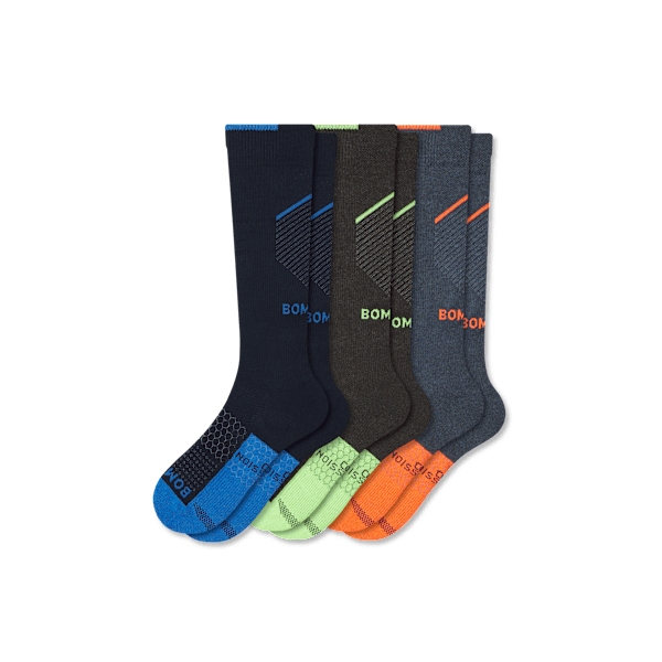 Men's Performance Compression Knee High Sock 3-Pack (20-30mmHg)