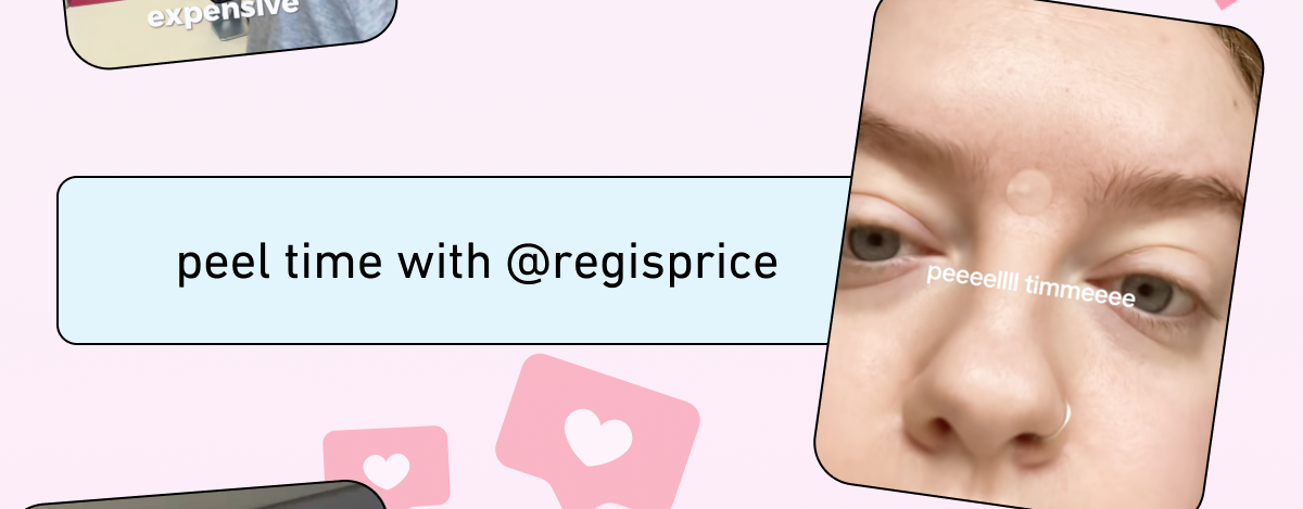 peel time with @regisprice