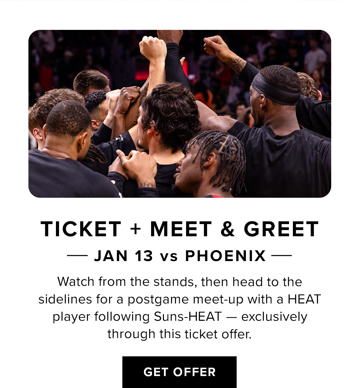 Ticket + Meet & Greet | Get Offer