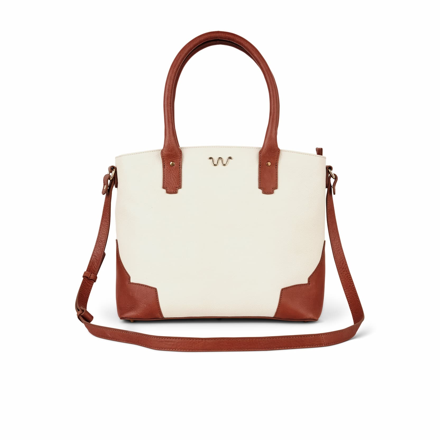Legacy Leather Zip Tote - Ivory