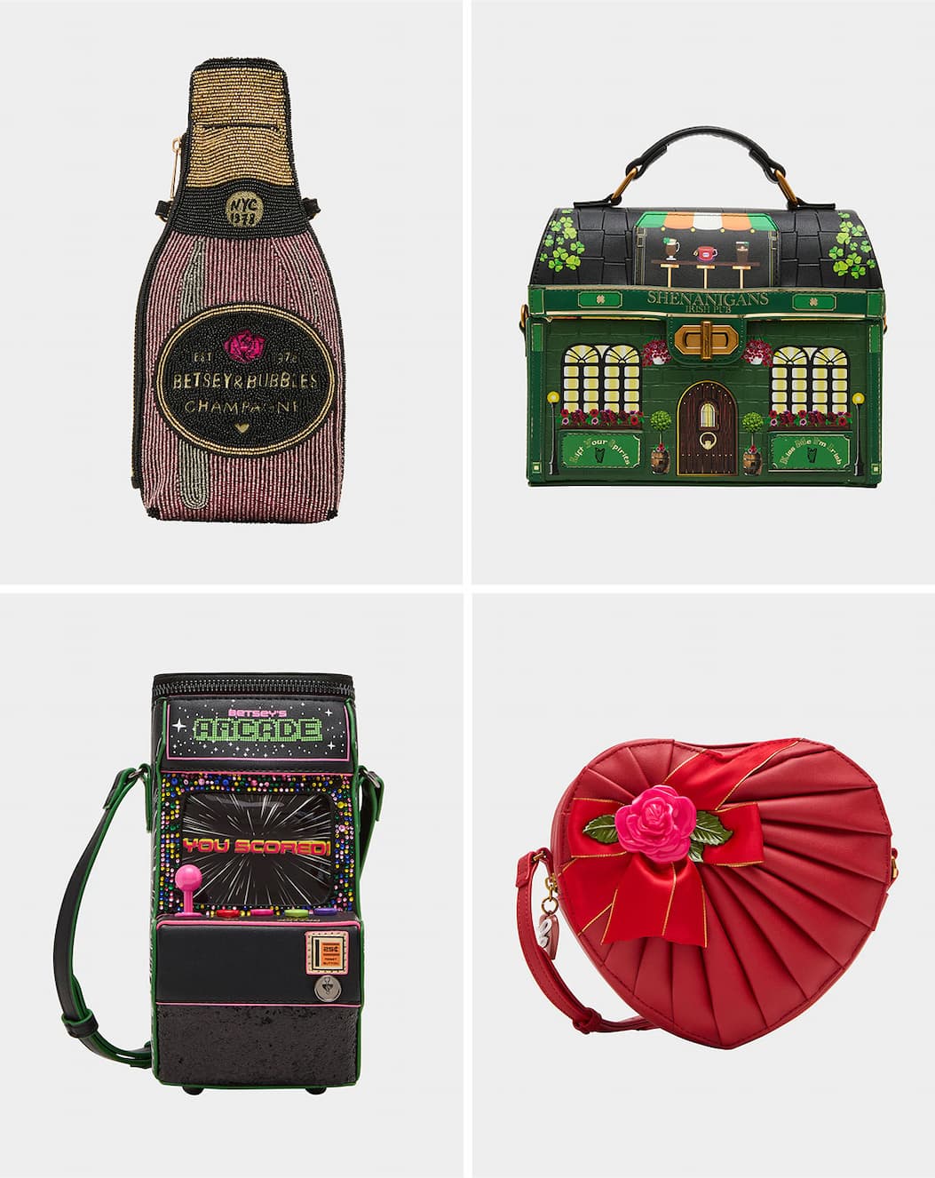 KITSCH BUBBLES, KITSCH SHANANIGANS, KITSCH SCORED, KITSCH RETRO ROMEO
