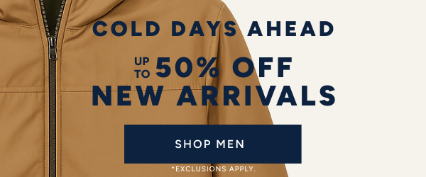 Up to 50% off New Arrivals