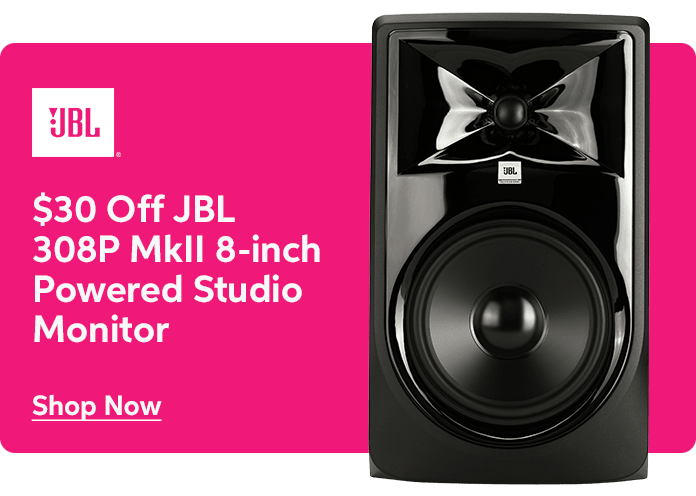 $30 Off JBL 308P MkII 8-inch Powered Studio Monitor
