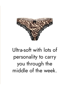 Ultra-soft with lots of personality to carry you through the middle of the week.