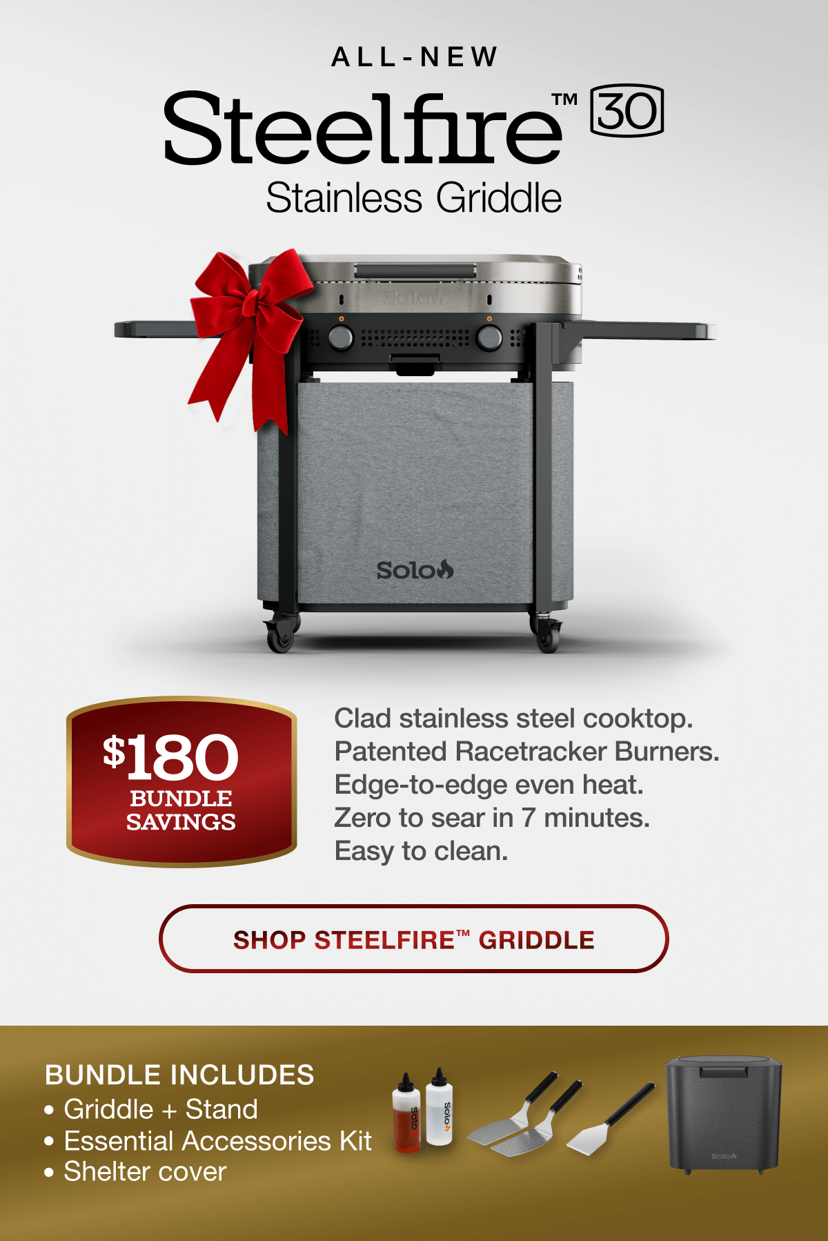Shop Steelfire Griddle + Stand Holiday Bundle
