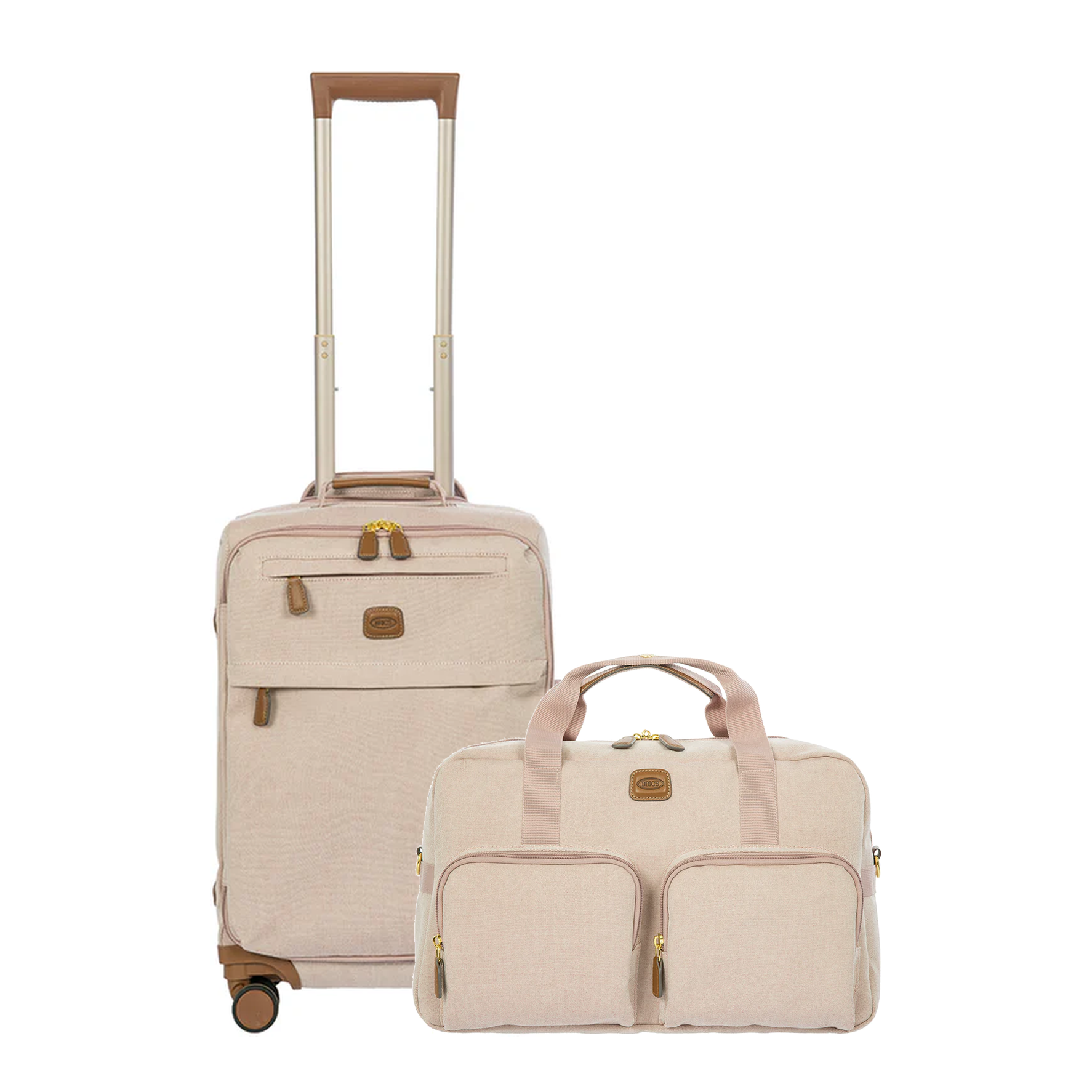 Image of Volterra Trama Carry-On + Holdall Bundle in Bordeaux