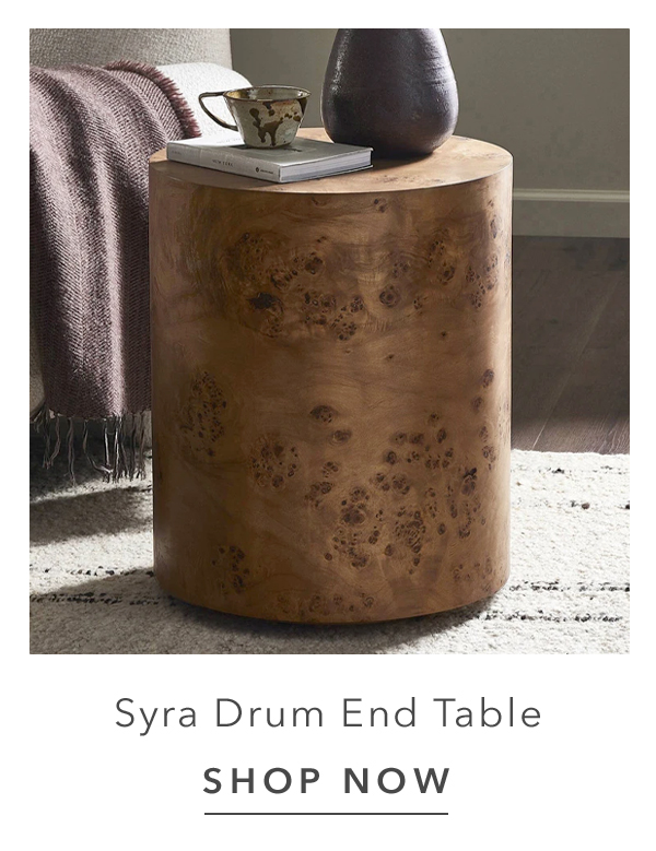 Shop Syra Drum End Table