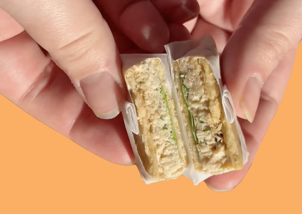 Sourdough cracker sandwich series