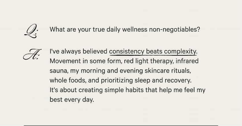 consistency beats complexity