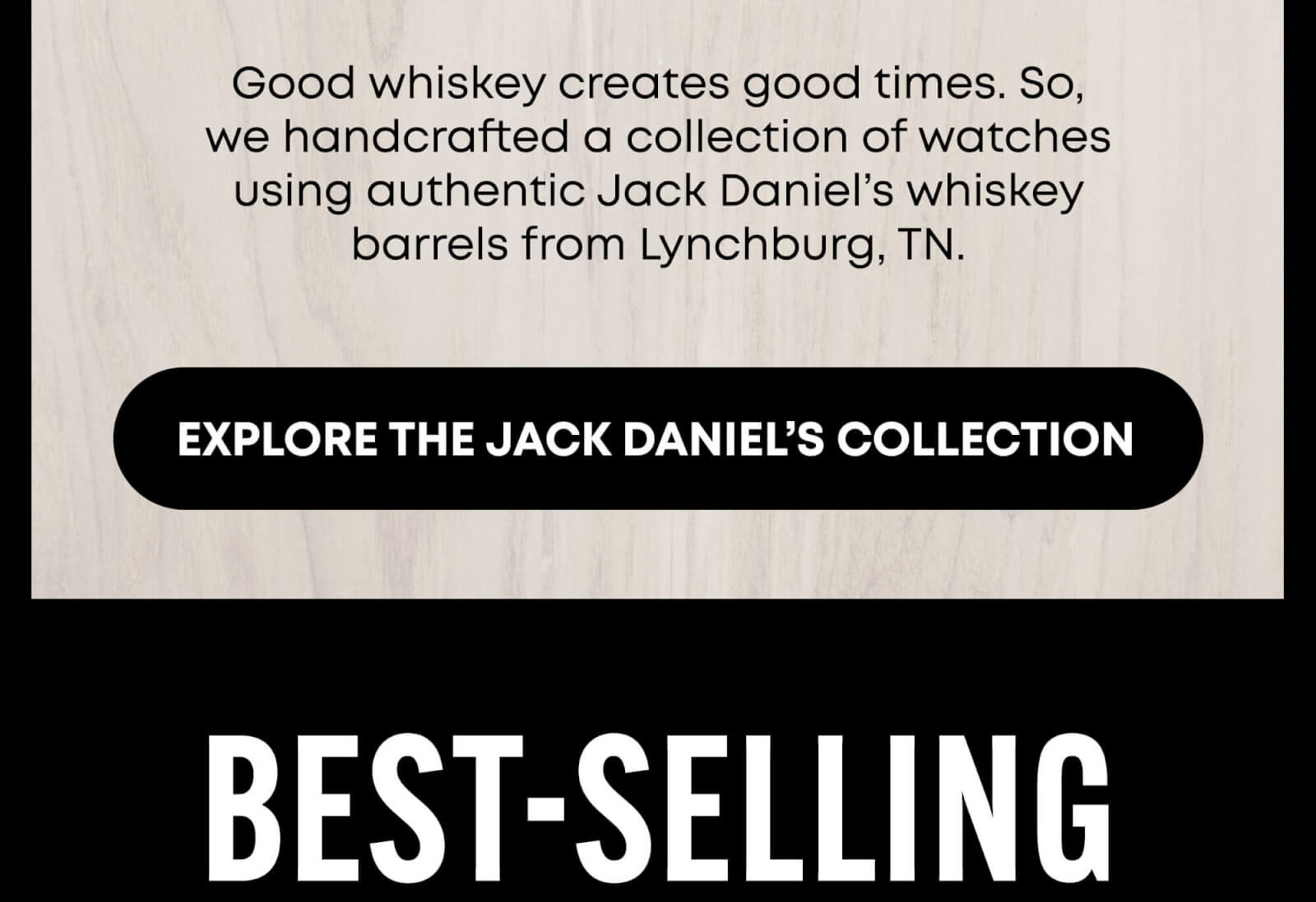 Original Grain JACK DANIEL'S watches