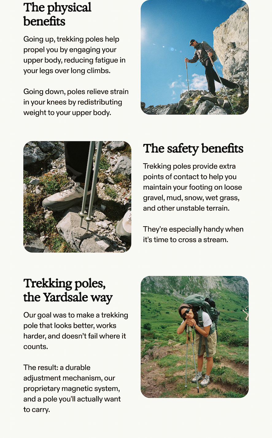 The physical & safety benefits