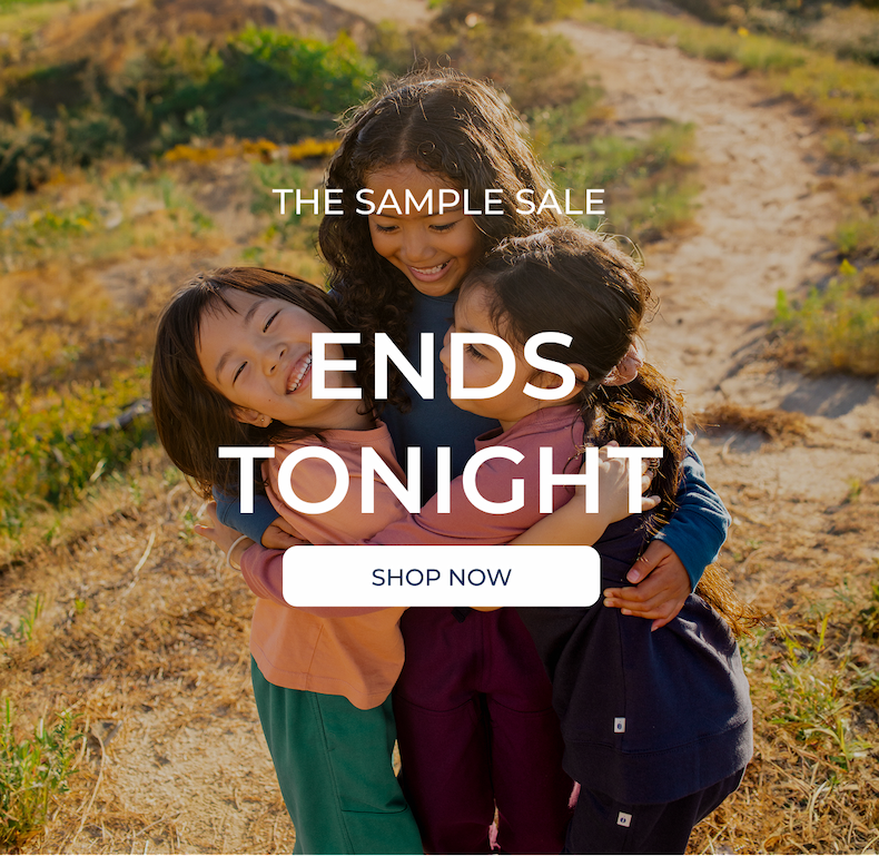Jackalo Sample Sale is live now — shop limited-edition, eco-friendly kids’ clothing.