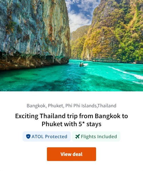 Exciting Thailand trip from Bangkok to Phuket with 5* stays