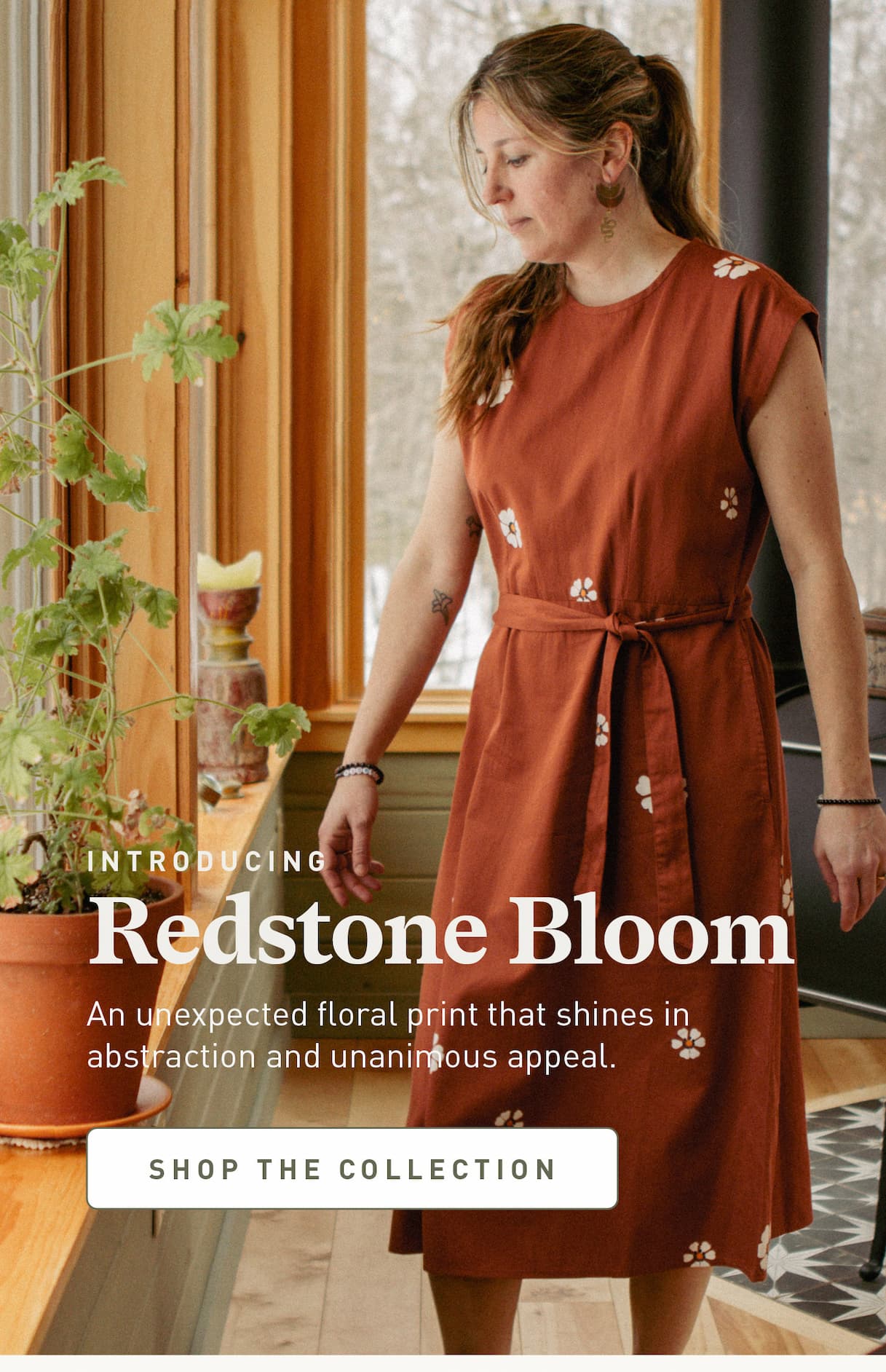 Redstone Bloom fabric feature