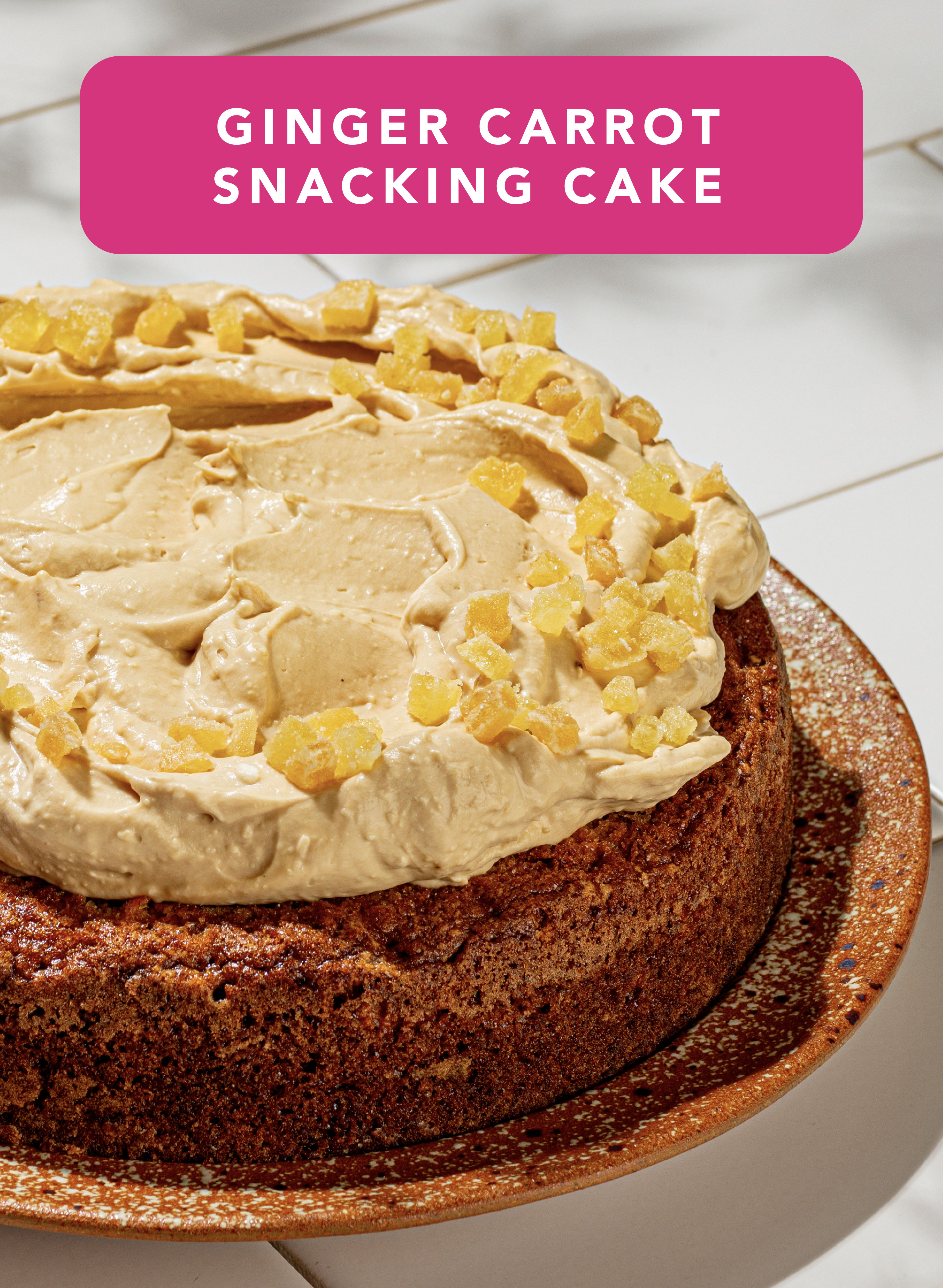 Ginger Carrot Snacking Cake
