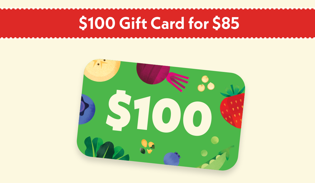 $100 Gift Card for $85