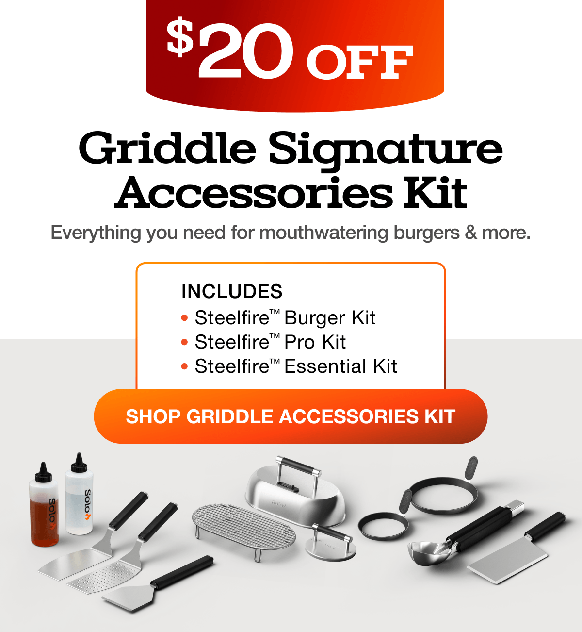 Signature Steelfire Griddle Accessories Collection