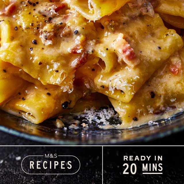 Classic carbonara recipe