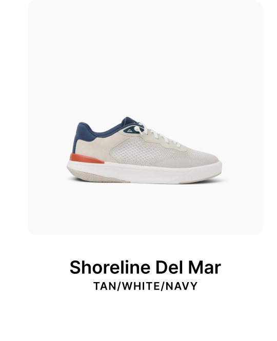 Shoreline Del Mar Tan/White/Navy