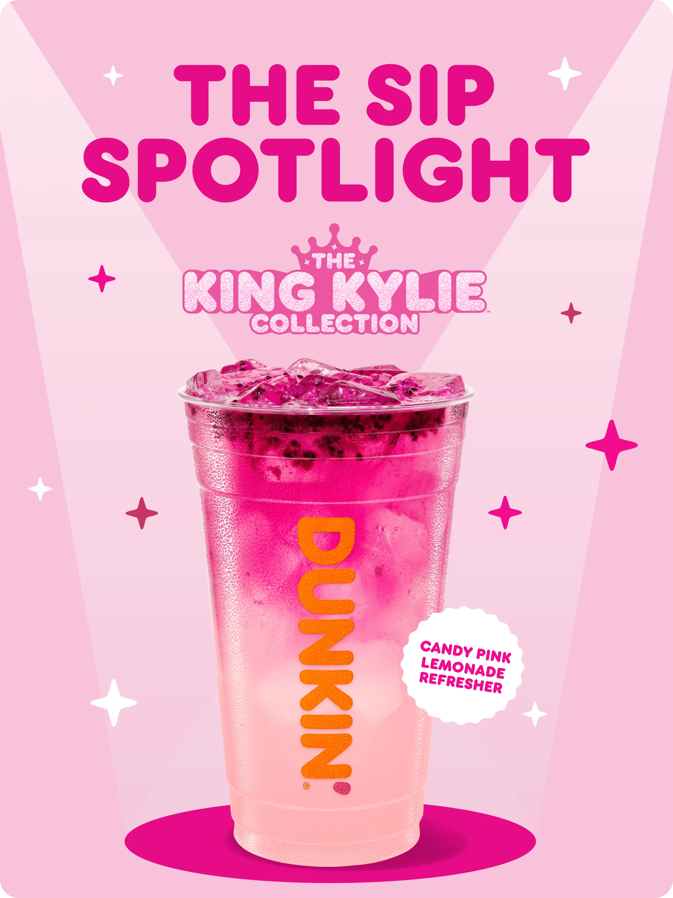 The Sip Spotlight. The King Kyle Collection. Candy Pink Lemonade  Refresher